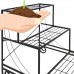 Best Choice Products 3 Tier Metal Plant Stand Decorative Planter Holder Flower Pot Shelf Rack - Black   
